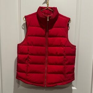 Talbots Red Puffer (Down)Vest